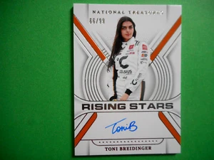 Toni Breidinger 2024 NATIONAL TREASURES Rising Stars Auto Card RS-TBG SER#/99 - Picture 1 of 3