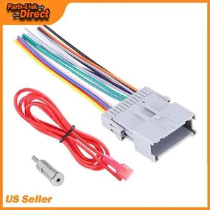 Car Stereo Radio Wiring Harness with Antenna Adapter for Chevy, GMC, Buick - Picture 1 of 20