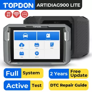 TOPDON ArtiDiag900 Lite Car Bidirectional OBD2 Scanner Full System Diagnostic - Picture 1 of 23