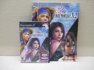 PS2 Final Fantasy X-2 mit Handbucheinsatz und Brady Spiele Guide Book! -POLIERT- - Bild 1 von 12