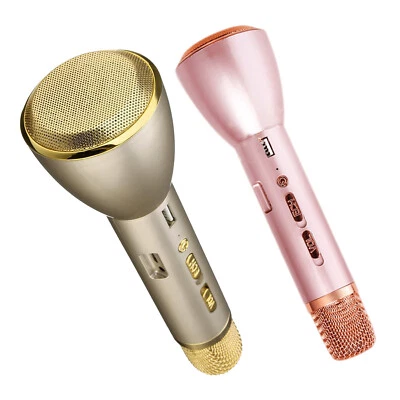 Kabelloses Bluetooth Karaoke Mikrofon Lautsprecher Handmikrofon USB Player - Bild 1 von 4