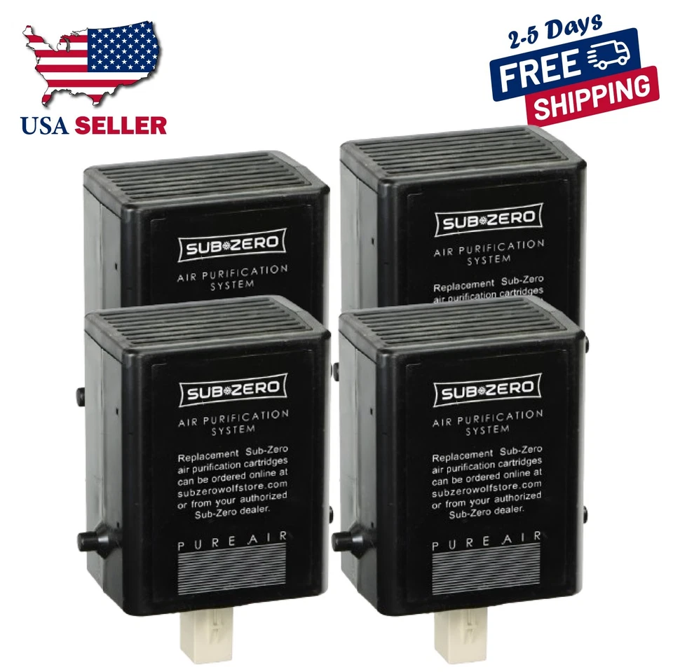 Sub-Zero 7007067 7042798 Refrigerator Air Purification Cartridge Pack of 4 - Image 1 of 4