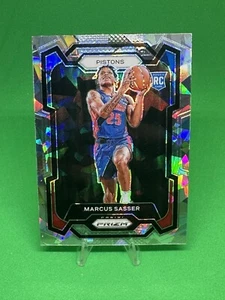 Marcus Sasser 2023-24 Panini Prizm #174 RC Cracked Ice Detroit Pistons - Bild 1 von 2