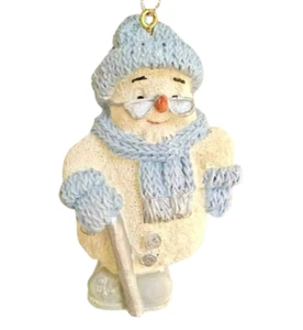 Snow Buddies Grampa Frostbite Encore with Cane Hanging Christmas Ornament 94482 - Picture 1 of 12