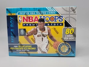 2019/20 Panini NBA Hoops Premium Stock Basketball Mega Box (80 Cards) | Sealed - Picture 1 of 5