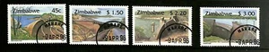 Zimbabwe - 1996 - Scott #756-759 -Used Complete Set - Dams - Picture 1 of 1