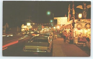 Postkarte Long Beach Washington Vergnügungszentrum Oldtimer Straßenansicht um 1978 - Bild 1 von 2