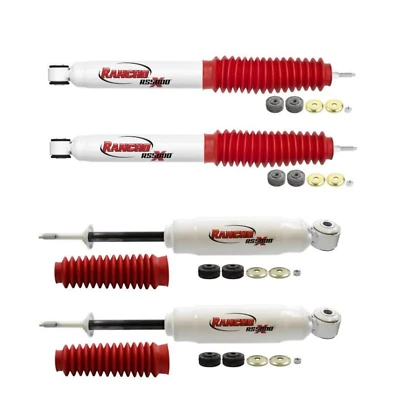 Rancho RS5000X Front Rear Shocks Absorber Set fits 1997 - 2004  Ford F-150 4WD - Image 1 of 4