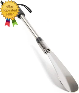 Premium Long Handled Shoe Lifter 16" to 31" Adjustable Expander Shoe Horn - Picture 1 of 6
