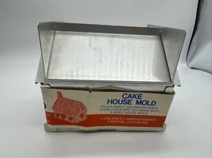 Vintage Aluminum cake/chocolate House shape mold U.S. Pat.2.765.729 - O - Picture 1 of 4