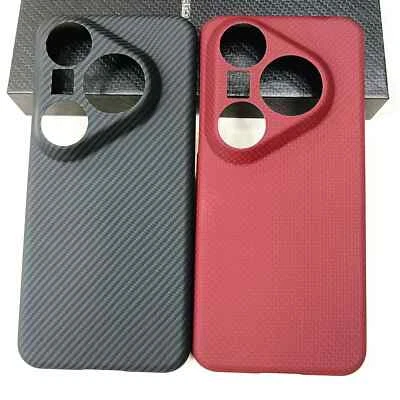 Funda de Fibra de Carbono Original para Huawei Pura 80 Ultra Pro + Cubierta Dura Delgada Mate Foto 1 de 4