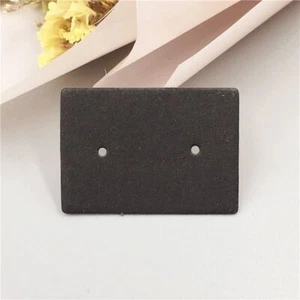 Paper Ear Studs Hang Tags- 3.5*2.5cm Kraft  Jewelry Display Card Tag 100Pcs/ Lot - Picture 1 of 43