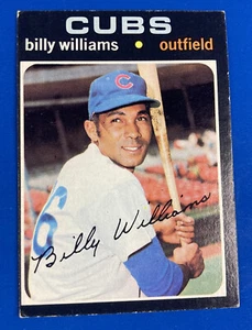 Vintage 1971 Topps Baseball Set-Break #350 Billy Williams Autogramm CHC Karte - Bild 1 von 2