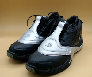 Reebok Allen Iverson Answer V 5 OG Black Silver Men 10.5 Basketball Shoes DV6960 - Picture 1 of 6