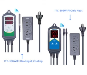 Inkbird 240V Remote Control Wifi Temp Controller Thermostat Heat Cool C/F AU APP - Picture 1 of 19