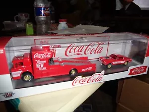 M2 Auto Haulers Coke 1970 Ford C-950 Ramp & 66 Mustang red TW 04 20-02 bhau2 - Picture 1 of 1