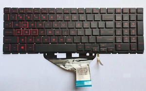 New HP omen 15-DH 15-DH002NR 15-DH001 15-DH0161TX Keyboard US Colorful BACKLIT - Picture 1 of 2