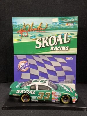1999 Ken Schrader #33 Green Skoal ~ Action 1/24 Scale Diecast with Display Stand - Image 1 of 4