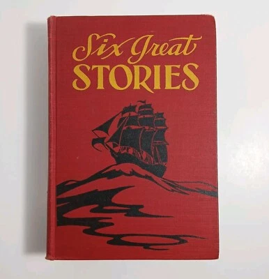Six Great Stories: Treasure Island, Sleepy Hollow, Rip Van Winkle, 1937 Vintage Foto 1 de 4
