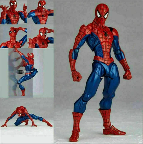 Kaiyodo Revoltech Amazing Yamaguchi Spider-Man Action Figure Toy New in Box Cover
