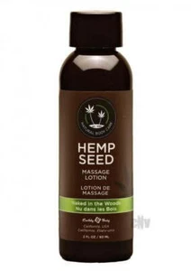 Earthly Body Hemp Seed Massage Lotion - 2 oz Naked in the Woods - Picture 1 of 2