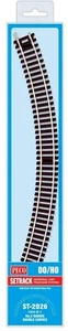 Peco ST-2026 Doppelkurve, 2. Radius (4er-Pack) OO Stärke - Bild 1 von 1