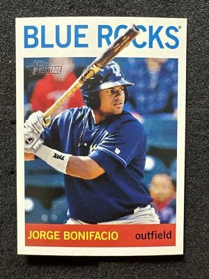JORGE BONIFACIO #177 2013 Topps Heritage Minor League QTY Rookie/Prospect - Image 1 of 2