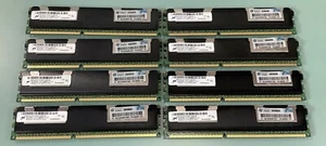 Micron 64 GB (8X8 GB) 2Rx4 PC3-10600R ECC RAM registrata MT36JSZF1G72PZ - Foto 1 di 2