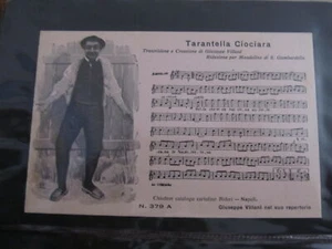 Vintage Bideri Naples Collection Music Postcard Original New LR343F58 - Picture 1 of 1