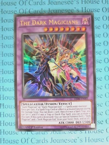 LED6-EN001 The Dark Magicians Ultra Rare Yu-Gi-Oh Card 1st Edition New - Picture 1 of 4