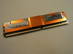 Hynix RAM 512MB 1Rx8 PC2-5300F DDR2-667MHz HYMP564F72BP8D2-Y5 - Picture 1 of 1