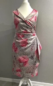DEBUT Floral Occasion Dress Size 16 - Picture 1 of 6