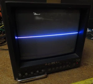 Bad Circuitry JVC TM-R9U 9" CRT Color Monitor AS-IS - Picture 1 of 8
