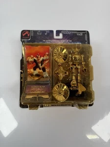 2002 Palisades Micronauts Series 1 Acroyear GOLD Chrome Variant Yellowing Box - Bild 1 von 7