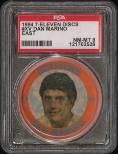 1984 7-Eleven Discs Dan Marino #XV East PSA 8 - Bild 1 von 2