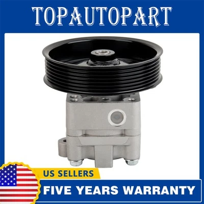 Power Steering Pump W/ Pulley for 2009-14 Nissan Maxima 2009-2014 Murano - Image 1 of 4