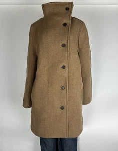 J. Crew italienisches Stadiontuch von Nello Gori Peacoat Wolle braun Größe 6 - Bild 1 von 10
