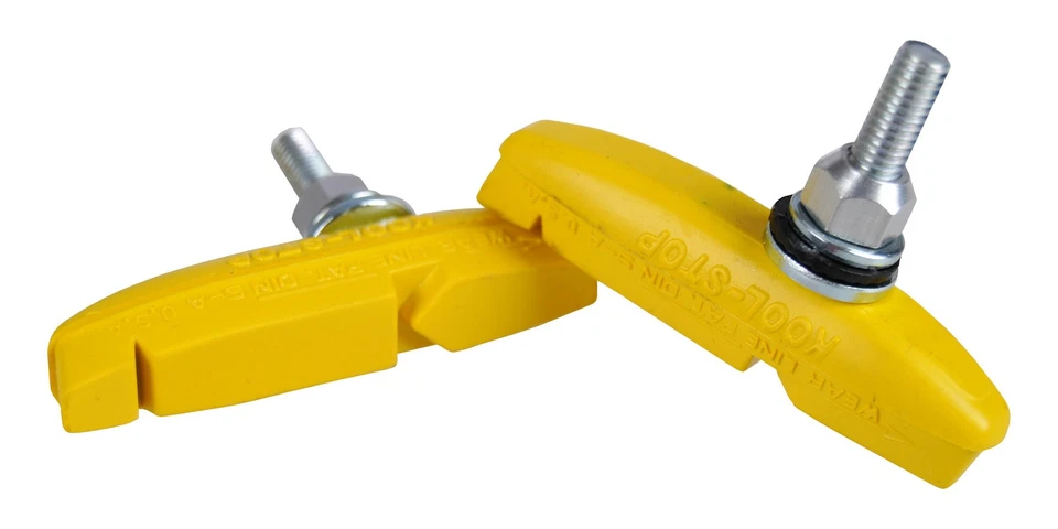 Pastillas de freno KOOL STOP Eagle 2 II bicicleta BMX ROSCADAS AMARILLAS Foto 1 de 1