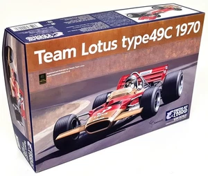 Ebbro 1/20 - Lotus Type 49C Team Lotus 1970 - Plastic Model Car F1 Kit - Foto 1 di 3
