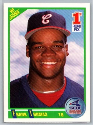 1990 Score Frank Thomas #663 RC Chicago White Sox - Image 1 of 2