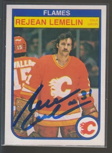 Autogramm 82/83 OPC Rejean Lemelin - Flammen - Bild 1 von 1