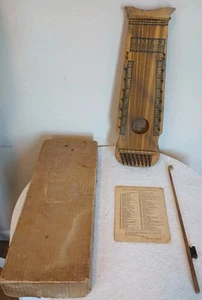 Vtg 1930's Marxochime Colony Brand Violin-Uke Original Box Bow Set & Sheet Music - Picture 1 of 17