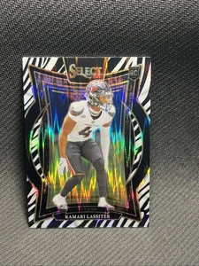 2024 Panini Select Kamari Lassiter ROOKIE CONCOURSE #77 ZEBRA HOUSTON TEXANS - Foto 1 di 4