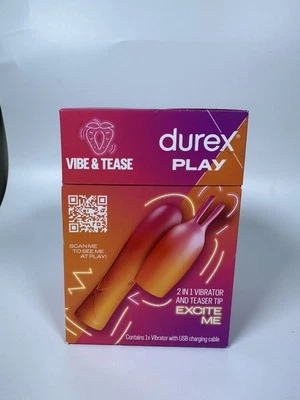 Durex Vibrator 2-in-1 with Teaser Tip - Image 1 of 4