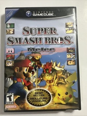 Super Smash Bros Melee (Nintendo GameCube) CIB Complete - Tested - Image 1 of 4