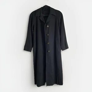 Langer Woll-Owercoat für Damen — Größe 10 — Reißverschlussfutter kompatibel - Bild 1 von 13