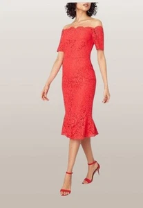 Your Perfect Any Occasion Dress - Red Lace - Picture 1 of 3