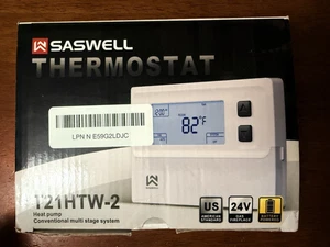 SASWELL T21 Programmable Thermostat for Home - Picture 1 of 6