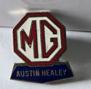 MG Austin Healey Pin Silver Tone Vintage - Picture 1 of 4