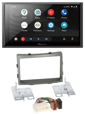 Pioneer USB 2DIN DAB MP3 Bluetooth Autoradio für SSangYong Rodius ab 2013 - Bild 1 von 4